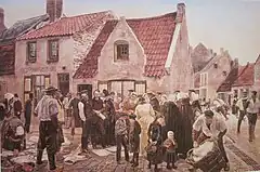 「ブランケンベルヘの魚市場」(1886)