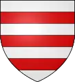 スリー・バーArgent three bars gules
