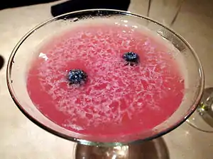 ブルーベリーマティーニ