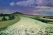 満開のそば畑