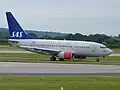 スカンジナビア航空のボーイング737-600