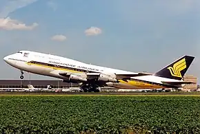 シンガポール航空のボーイング747-300