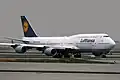 ルフトハンザ航空のボーイング747-8IC