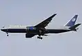ユナイテッド航空のボーイング777-200