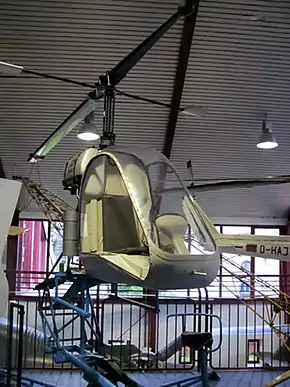 ビュッケブルクのヘリコプター博物館(Hubschrauber Museum)に展示されているベルコウ Bo 102