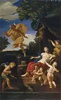 ボン・ブローニュ『ヴィーナスとメルクリウス』(1688年) 大トリアノン宮殿所蔵