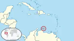 ボネール島の位置