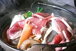 静岡県河津町のぼたん鍋