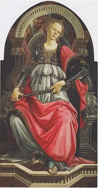 『剛毅』1470年 ウフィツィ美術館所蔵