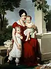 Mme. H and Her Children  ルイ＝アンドレ＝ガブリエル・ブーシェ