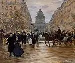 『サンミッシェル大通り』(1918)