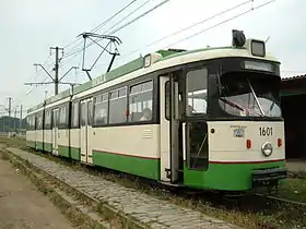 オランダのロッテルダム市電(オランダ語版)から譲渡されたGT8(2006年撮影)