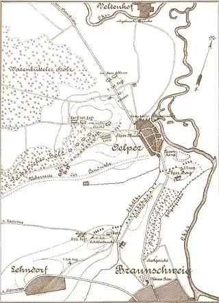 戦場の地図