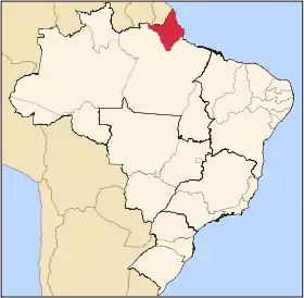 Location of オイアポケOiapoque