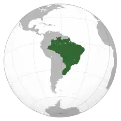 ブラジルの位置