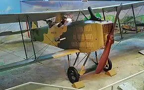 ル・ブルジェ航空博物館で展示されるフランス空軍のブレゲー 14