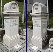 ブレンナー峠の国境標石