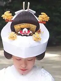 花嫁の文金高島田（2005年・明治神宮）