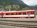 ABt 4155-4159形のABt 4157号車、マッターホルン・ゴッタルド鉄道塗装、ブリーク駅、2006年