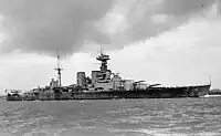 巡洋戦艦「フッド」