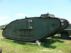 アメリカ陸軍兵器博物館のマークIV雌型