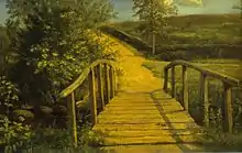 アッセンズの川にかかる橋(1842)