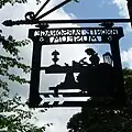 牧師館博物館の標識