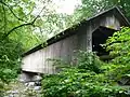 バーモント州ClarendonのBrown Covered Bridge