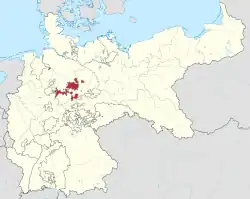 ブラウンシュヴァイク公国の位置