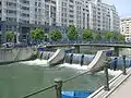 ブカレスト市内にある堰