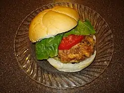 サーモンバーガー