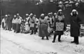 冬季の応急迷彩(1941年ロシア)