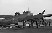 Ju 88 A-4の乗員区画上部に見える後部銃座の膨らみ