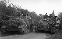 1944年9月、オランダのアーネム周辺で撮影されたメーベルワーゲンの後ろ姿