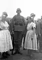 1931年にブランデンブルク州リュッベンで撮影された陸軍兵士
