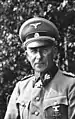 首許に騎士鉄十字章。左胸には一級鉄十字章とその上に1939年版略章。(1941年パウル・ハウサーSS中将)