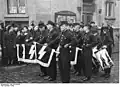 メーメルにおける団員の楽隊(1938年)