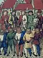1351年、チューリッヒ、スイス連邦加盟の図