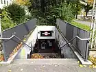 ブンカー・ウルマーヴァルの入口