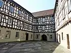 ブルクシュロスの中庭
