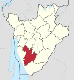 ブルリ県の位置