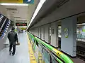 ホームドア設置前(2009年2月)