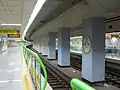 ホームドア設置前(2009年2月)