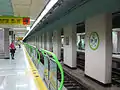 ホームドア設置前(2009年2月)