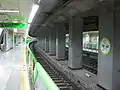 ホームドア設置前(2009年2月)