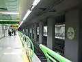 ホームドア設置前(2009年2月)