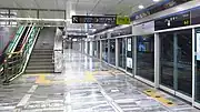4号線上りホーム(2018年4月)