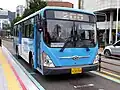 釜山広域市の一般路線バス（200番、現代エアロシティF/Lほか）