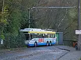 稼働中のターンテーブル（2011年撮影）