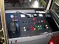 ケーブルカーの操縦パネル